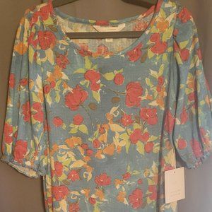 Brand NEW! LC Lauren Conrad Women's Beautiful Floral Blouse, Size XS